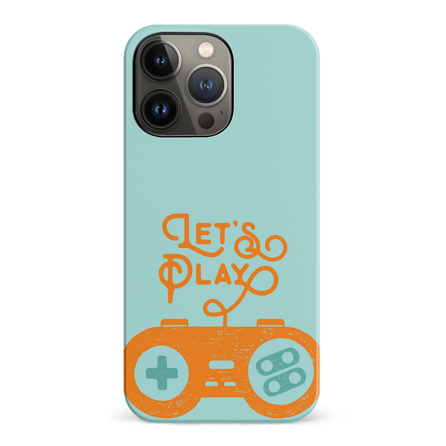 iPhone 14 Pro Let's Play Phone Case in Green