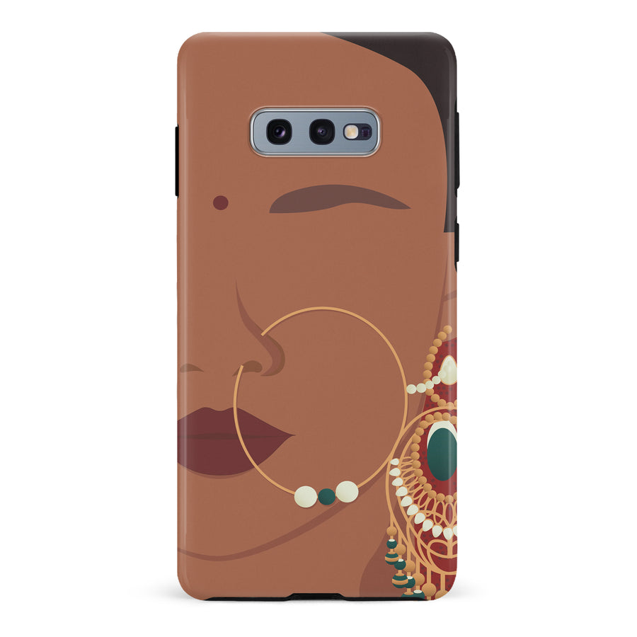 Samsung Galaxy S10e Punjabi Kudi Indian Phone Case in Brown