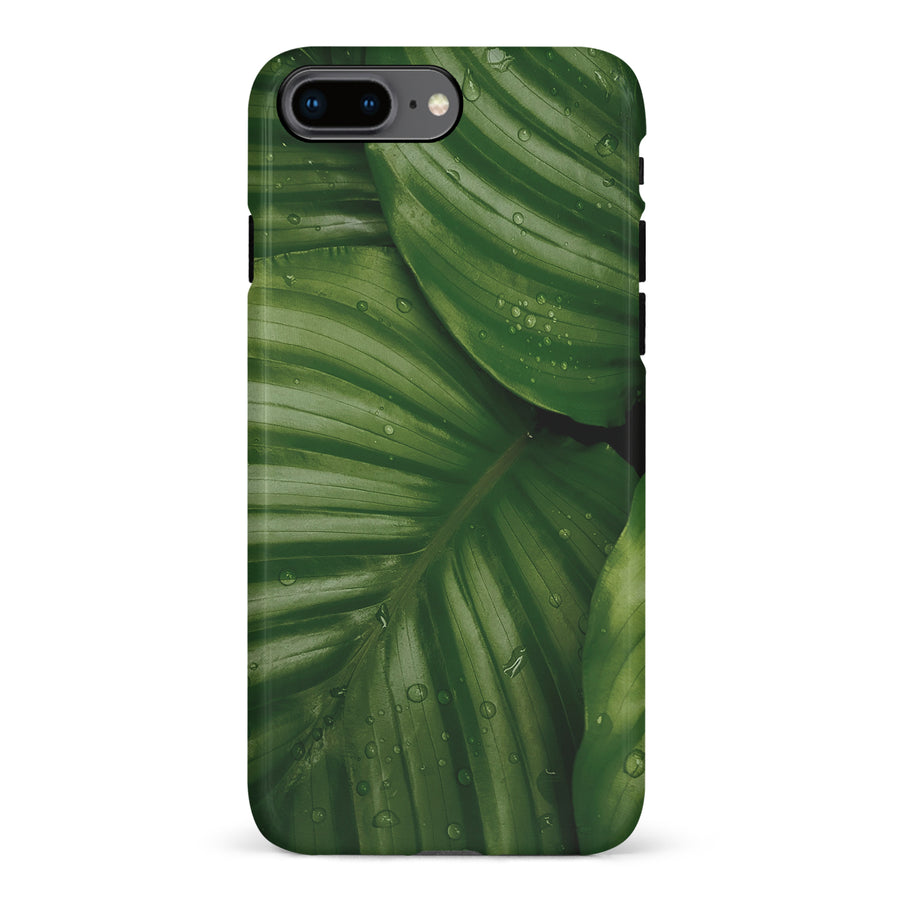 iPhone 8 Plus Leafy Lines One Phone Case