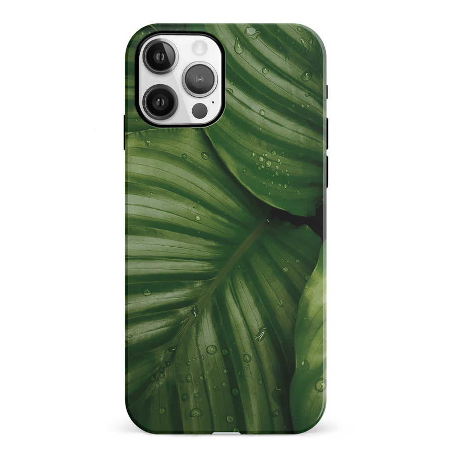 iPhone 12 Leafy Lines One Phone Case