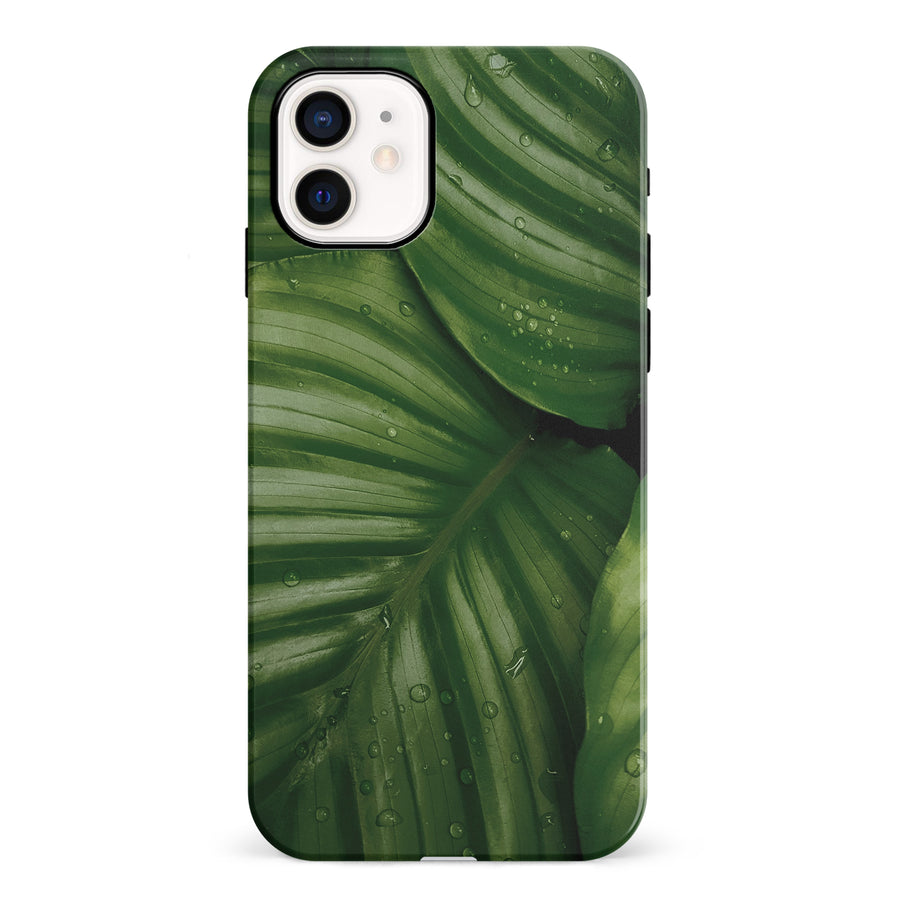iPhone 12 Mini Leafy Lines One Phone Case