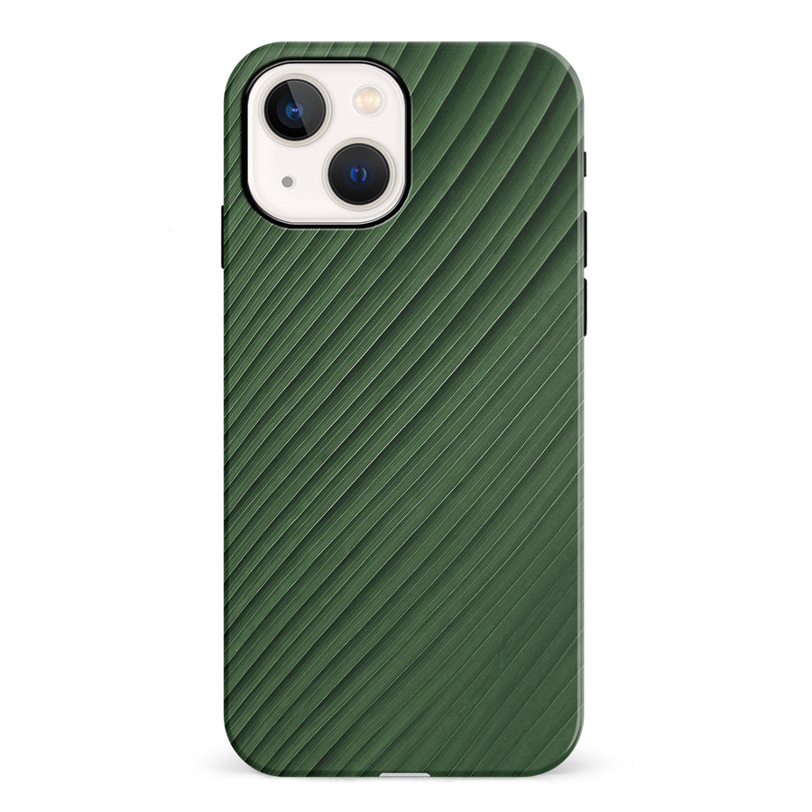 iPhone 13 Mini Leafy Lines Two Phone Case