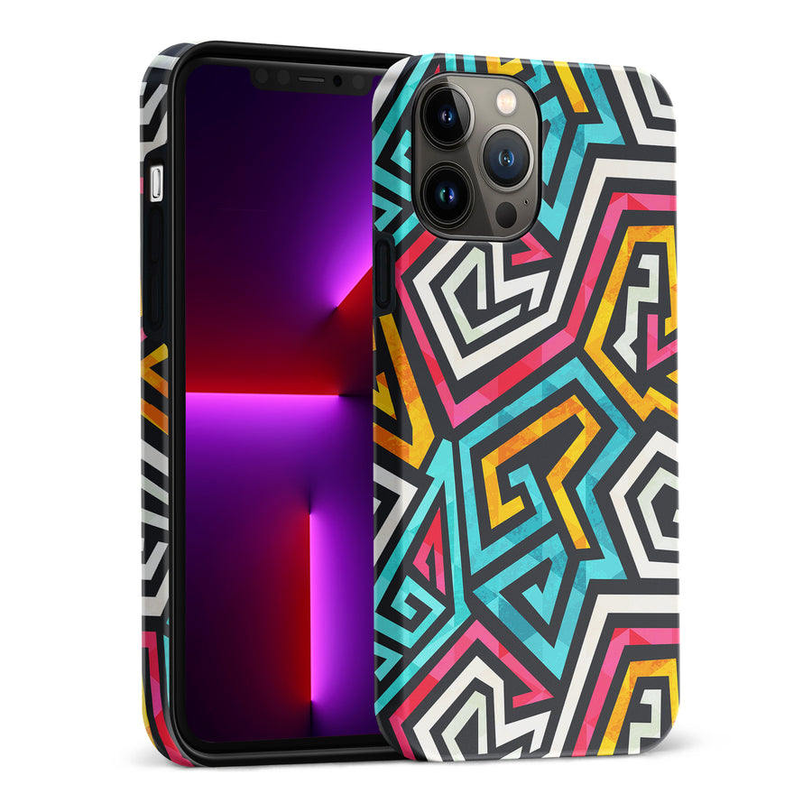 iPhone 13 Pro Max Tribal Graffiti One Phone Case