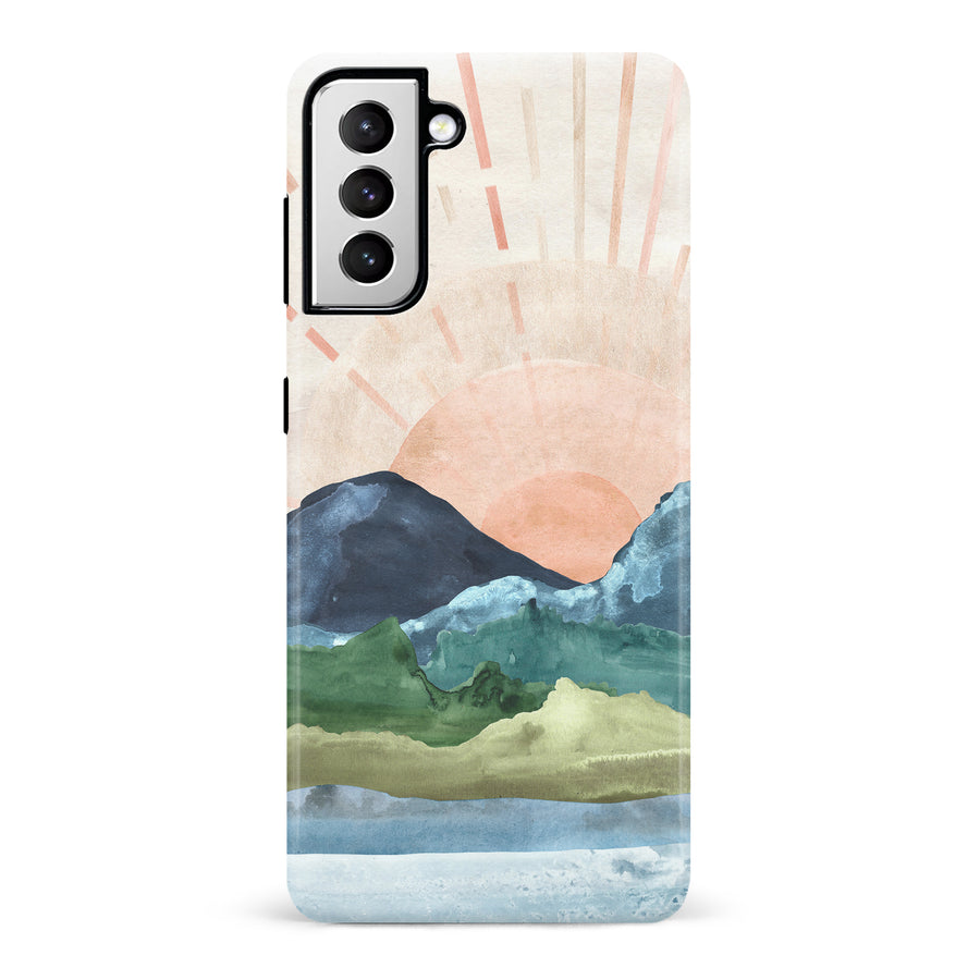 Samsung Galaxy S21 Here Comes The Sun Phone Case