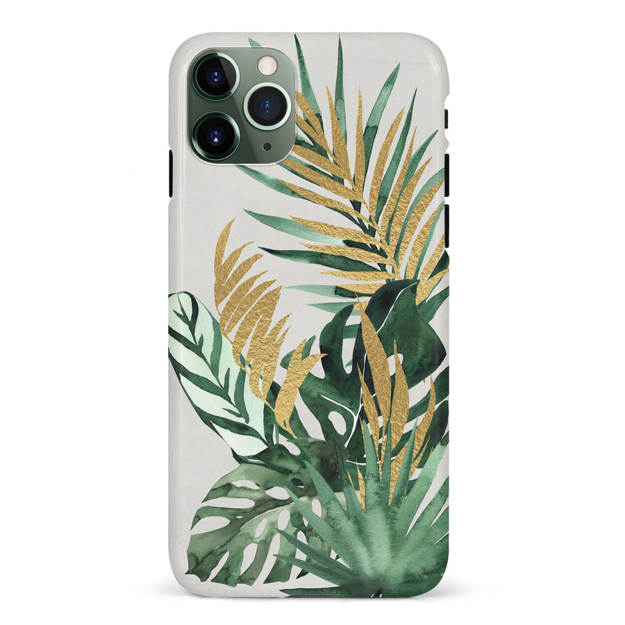 iPhone 11 Pro watercolour plants one phone case