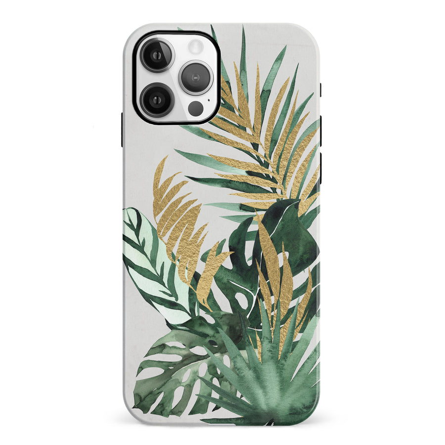 iPhone 12 watercolour plants one phone case