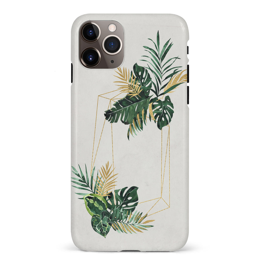 iPhone 11 Pro Max watercolour plants two phone case