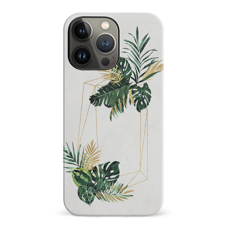 iPhone 14 Pro watercolour plants two phone case