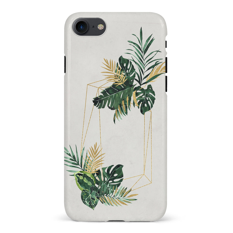 iPhone 7/8/SE watercolour plants two phone case