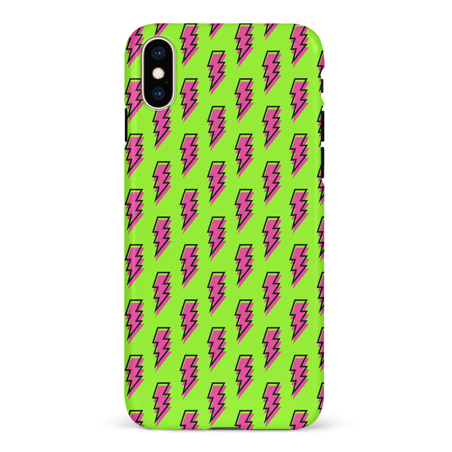iPhone XS Max Lightning Phone Case in Green