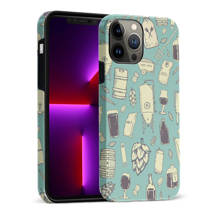 iPhone 13 Pro Max The Brewmaster Phone Case in Teal
