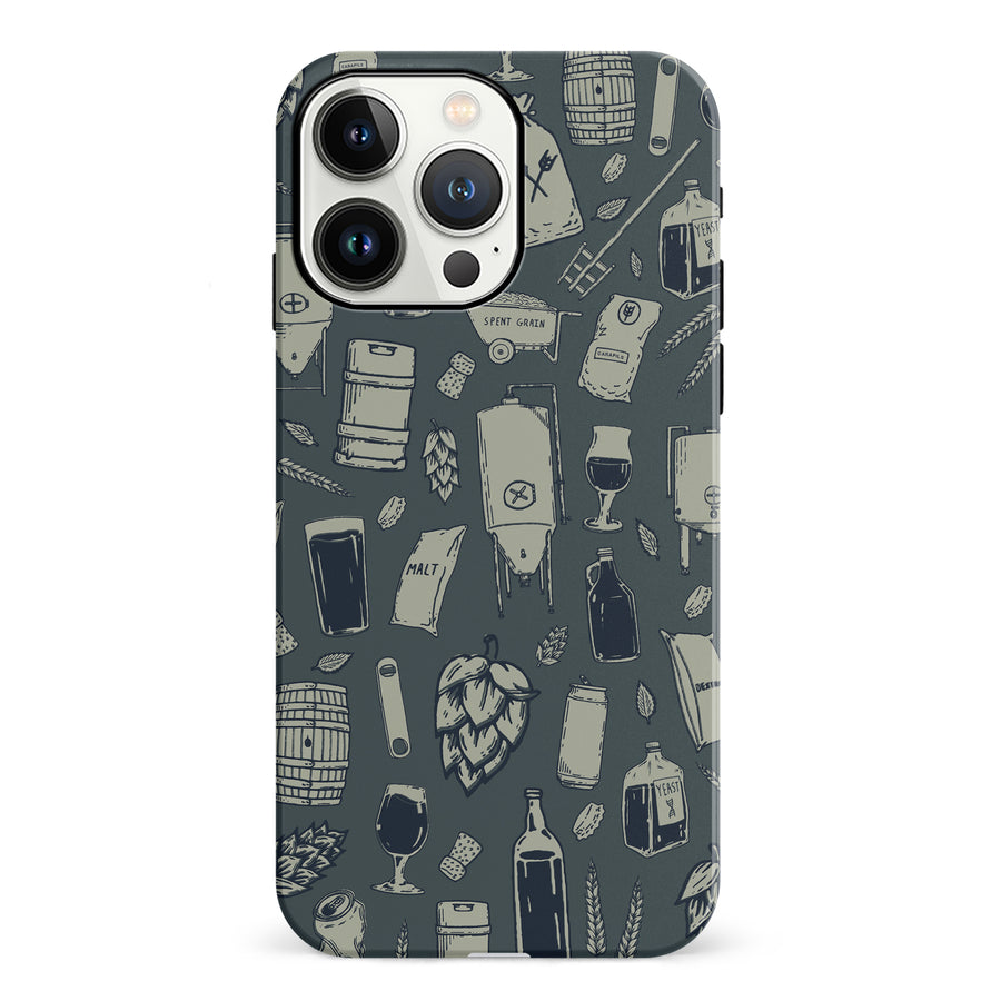 iPhone 13 Pro The Brewmaster Phone Case in Charcoal