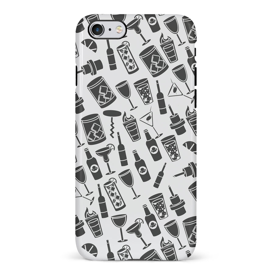 iPhone 6S Plus Cocktails & Dreams Phone Case in White