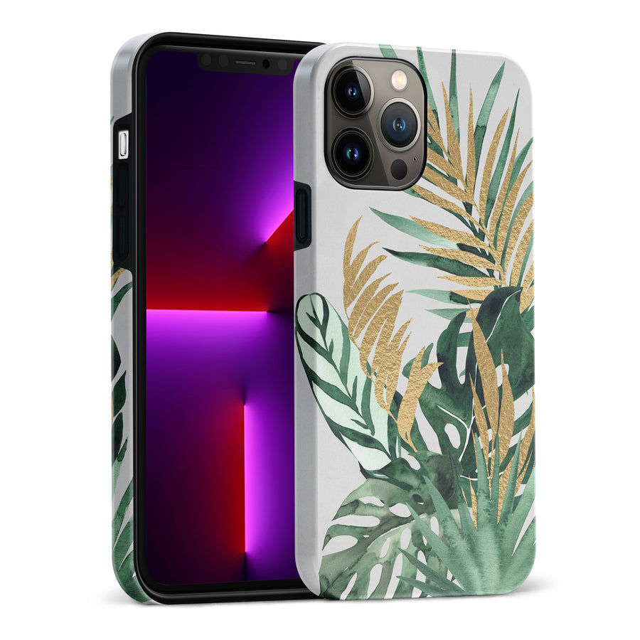 iPhone 13 Pro Max watercolour plants one phone case