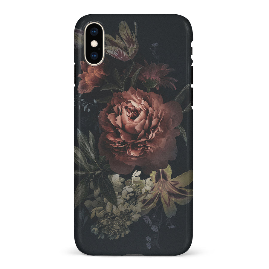 iPhone XS Max Blossom Phone Case in Black