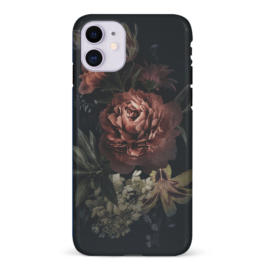 iPhone 11 Blossom Phone Case in Black