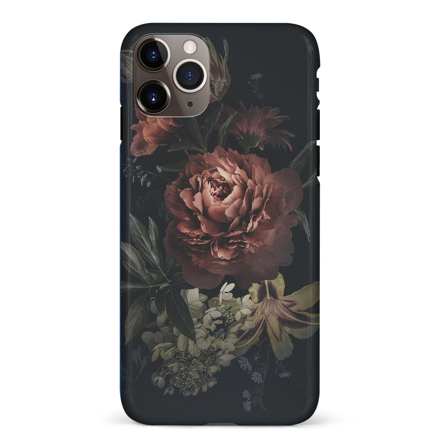iPhone 11 Pro Max Blossom Phone Case in Black