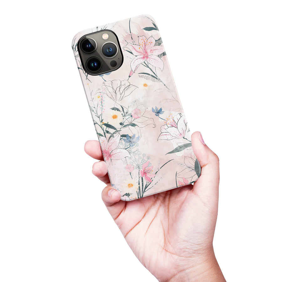 iPhone 13 Pro Max Tropical Arts Phone Case in Pink