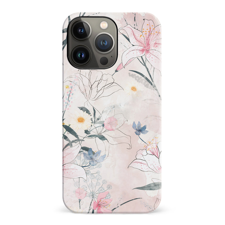 iPhone 14 Pro Tropical Arts Phone Case in Pink