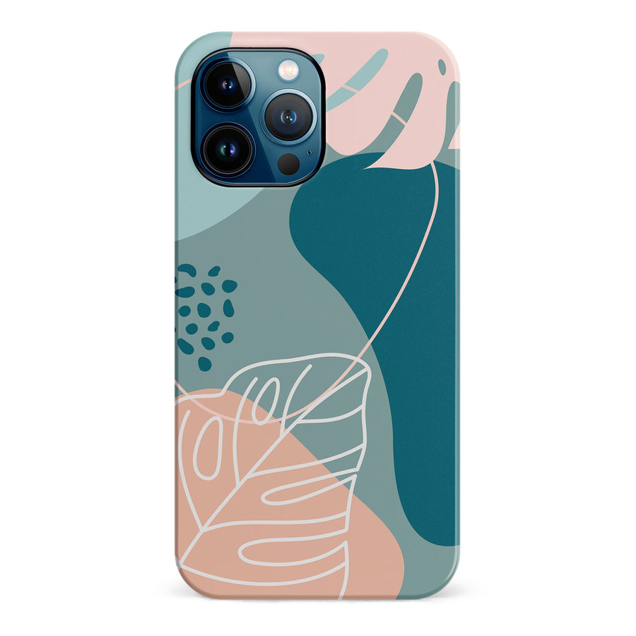 iPhone 12 Pro Max Tropical Arts Phone Case in Blue