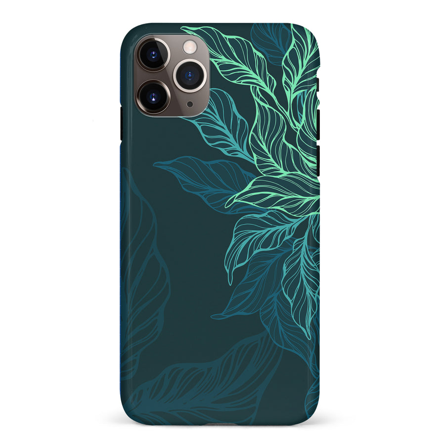 iPhone 11 Pro Max Tropical Phone Case in Green