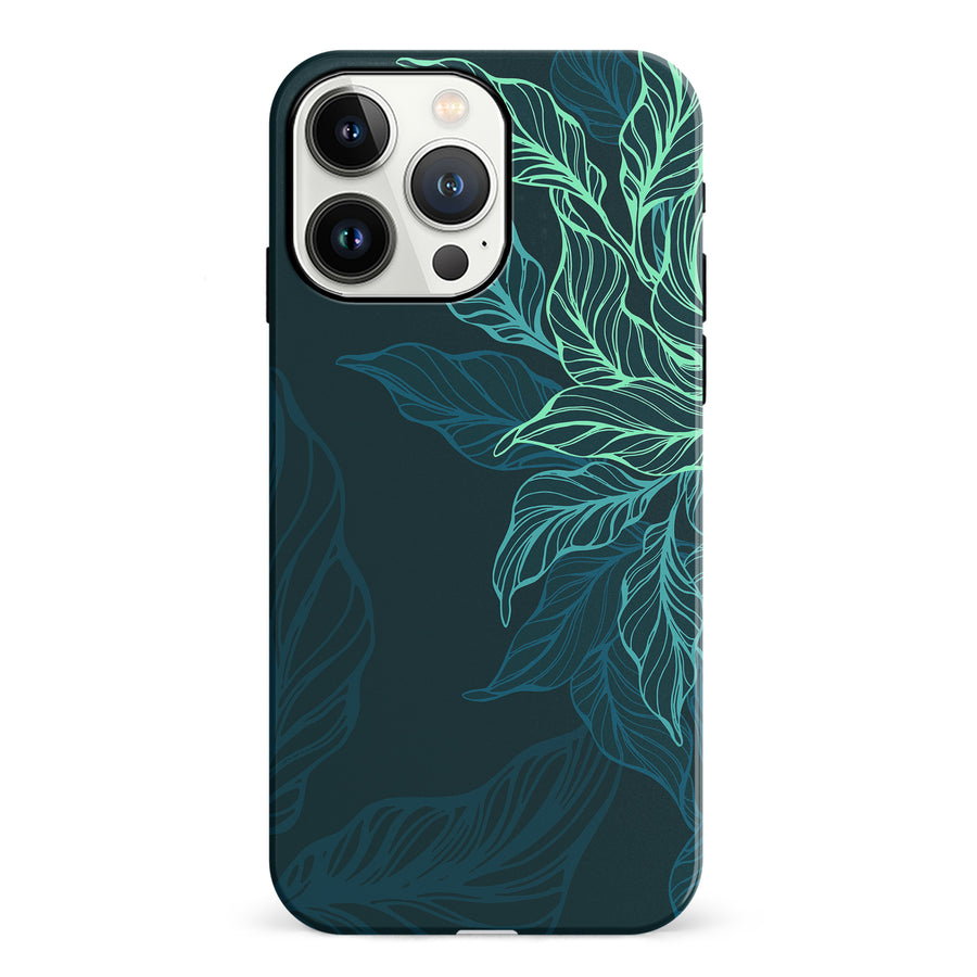iPhone 13 Pro Tropical Phone Case in Green