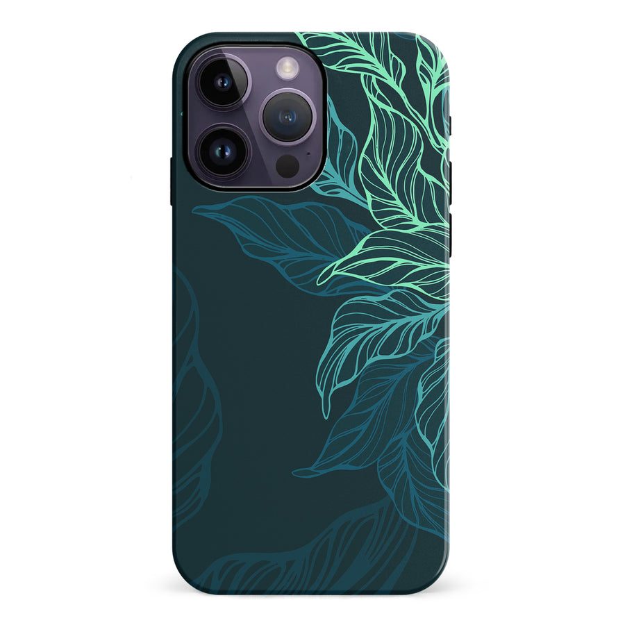 iPhone 14 Pro Max Tropical Phone Case in Green