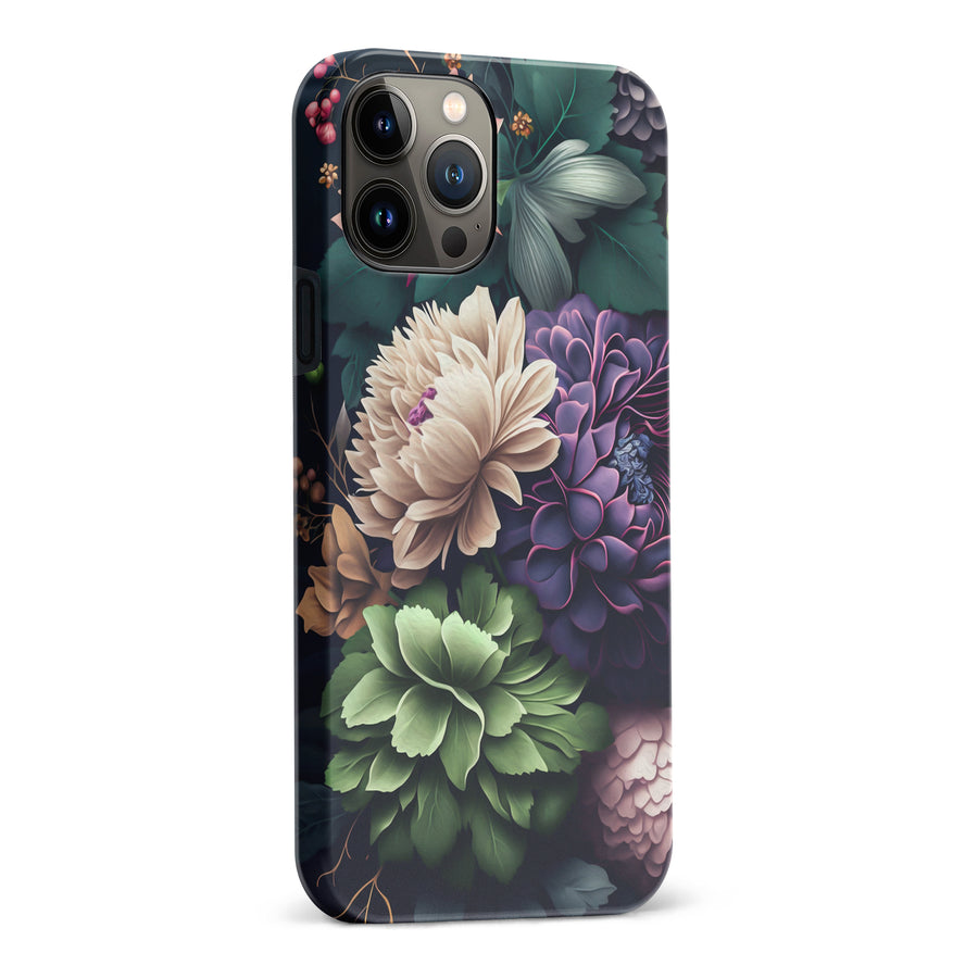 iPhone 13 Pro Max Carnation Phone Case in Black