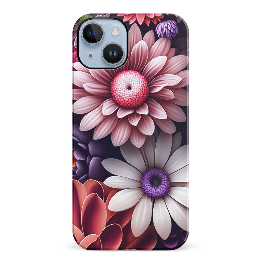 iPhone 14 Plus Daisy Phone Case in Purple