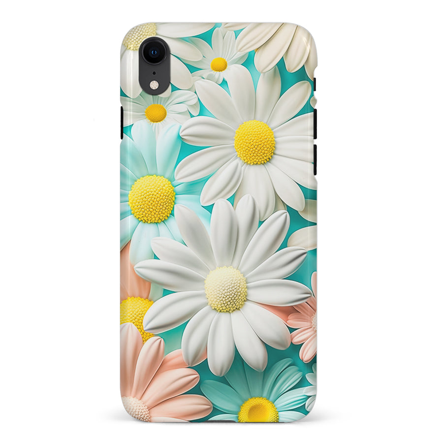 iPhone XR Floral Phone Case in White