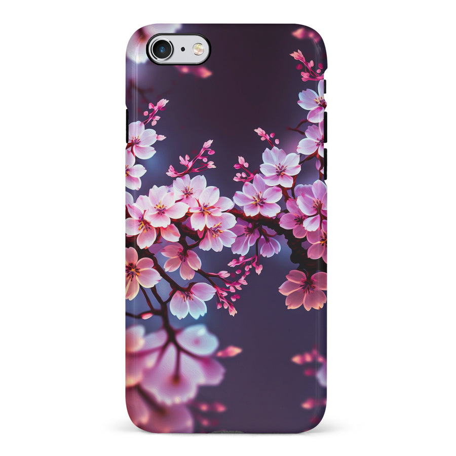 iPhone 6S Plus Cherry Blossom Phone Case in Purple