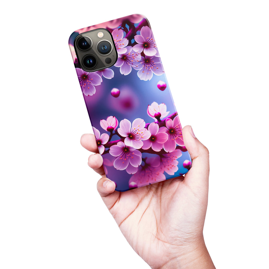 iPhone 13 Pro Max Sakura Phone Case in Purple