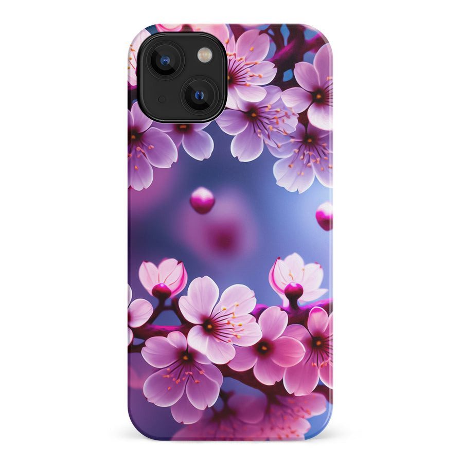 iPhone 14 Sakura Phone Case in Purple