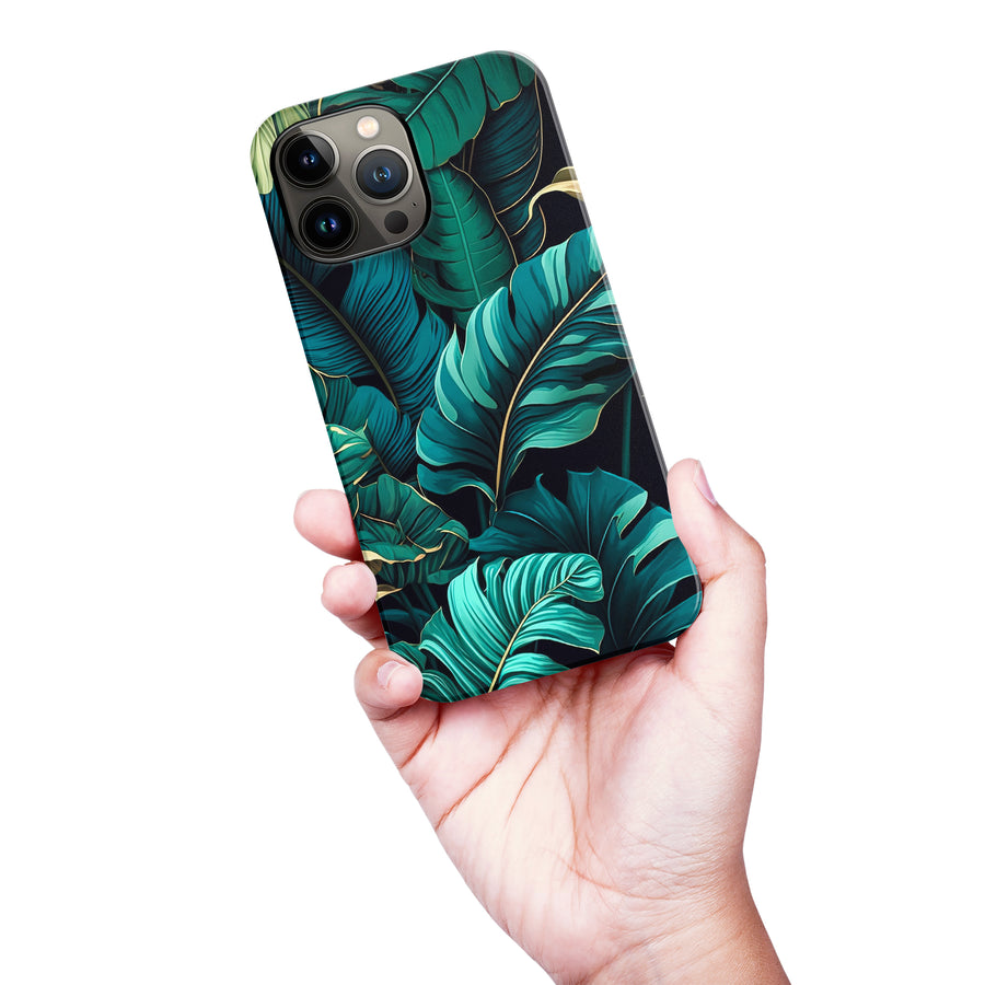 iPhone 13 Pro Max Floral Phone Case in Green