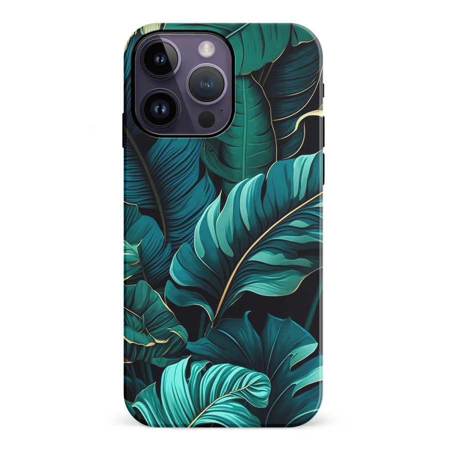 iPhone 14 Pro Max Floral Phone Case in Green