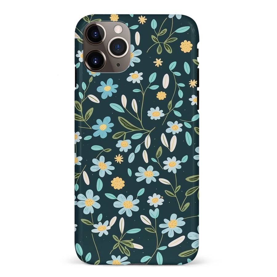 iPhone 11 Pro Max Daisy Phone Case in Green