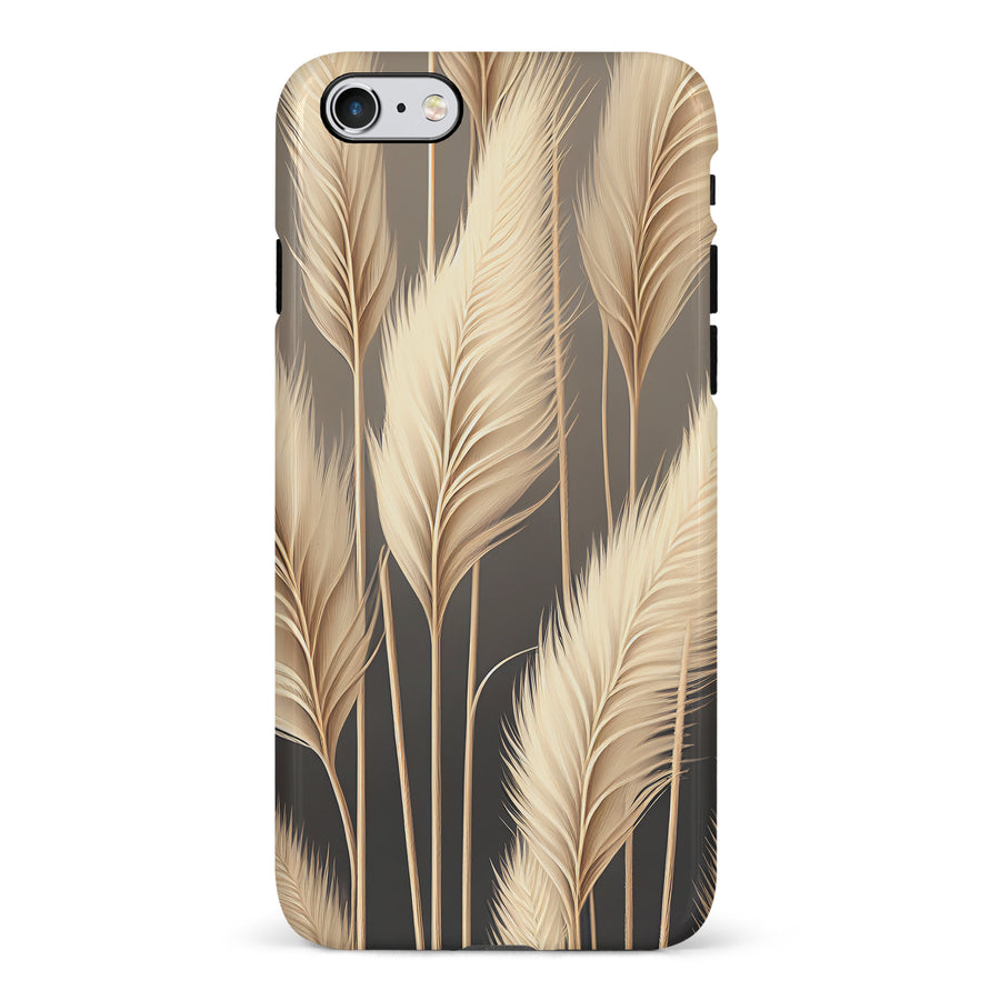 iPhone 6S Plus Pampas Grass Phone Case in Cream