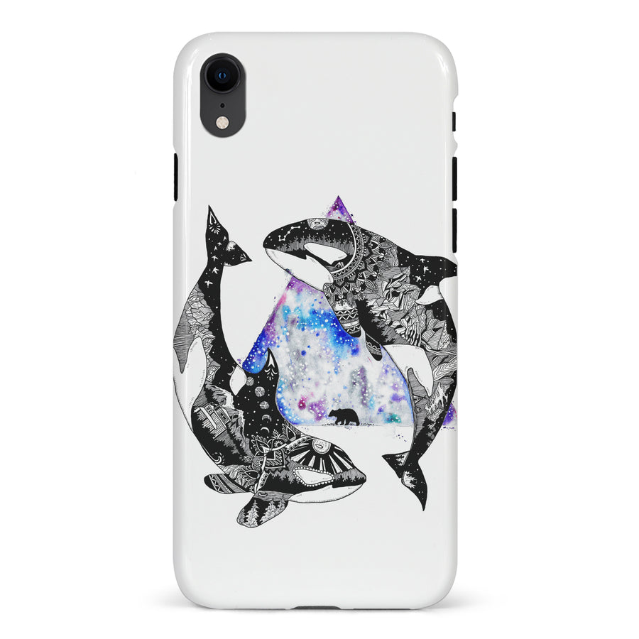 iPhone XR Kate Zessel Whale Phone Case