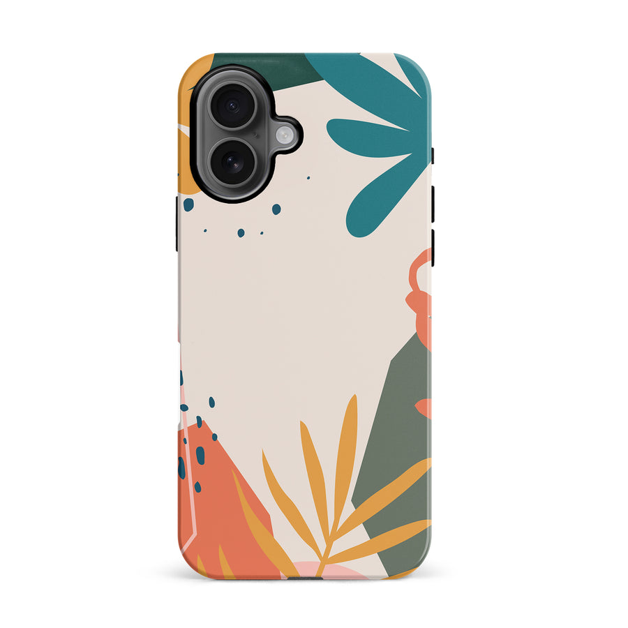 iPhone 16 Technicolor Dreams Abstract Phone Case