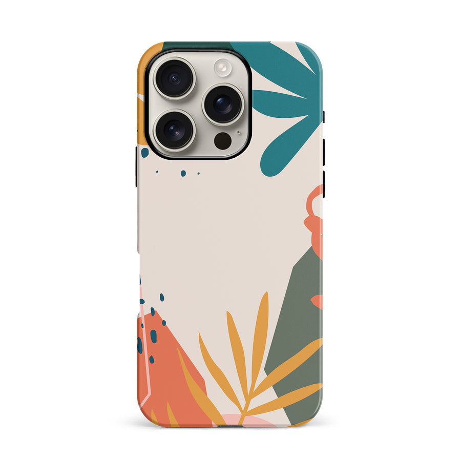 iPhone 16 Pro Technicolor Dreams Abstract Phone Case