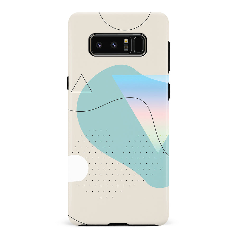Samsung Galaxy Note 8 Electric Haze Abstract Phone Case