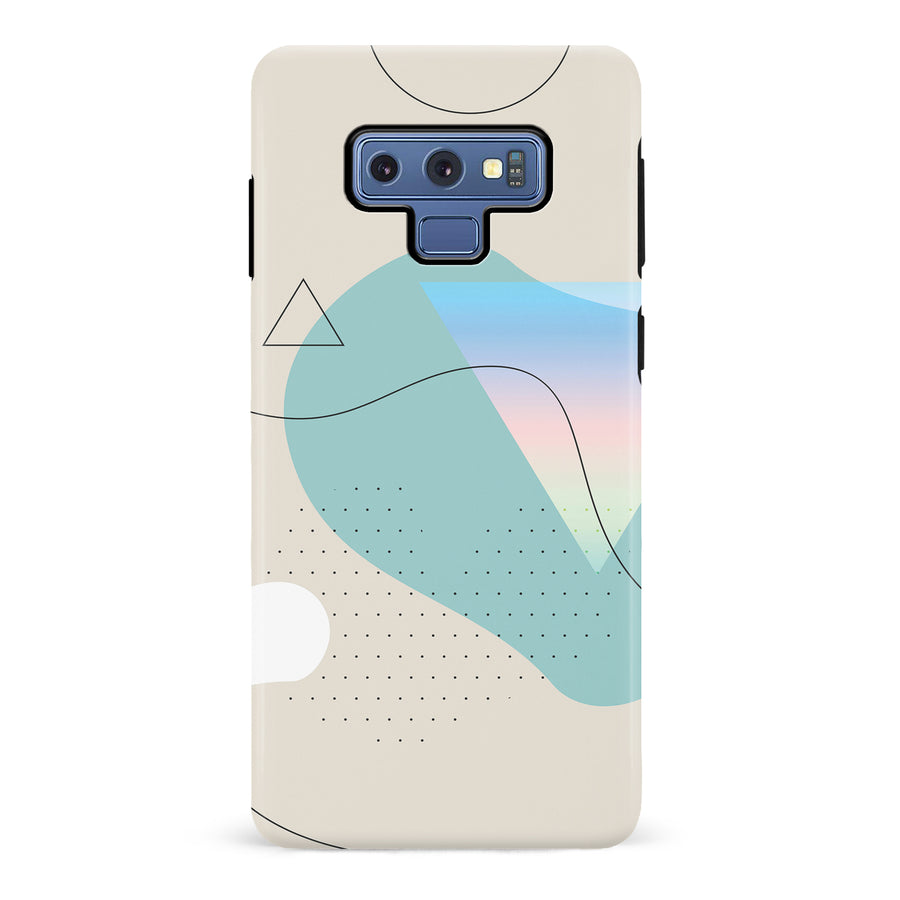 Samsung Galaxy Note 9 Electric Haze Abstract Phone Case