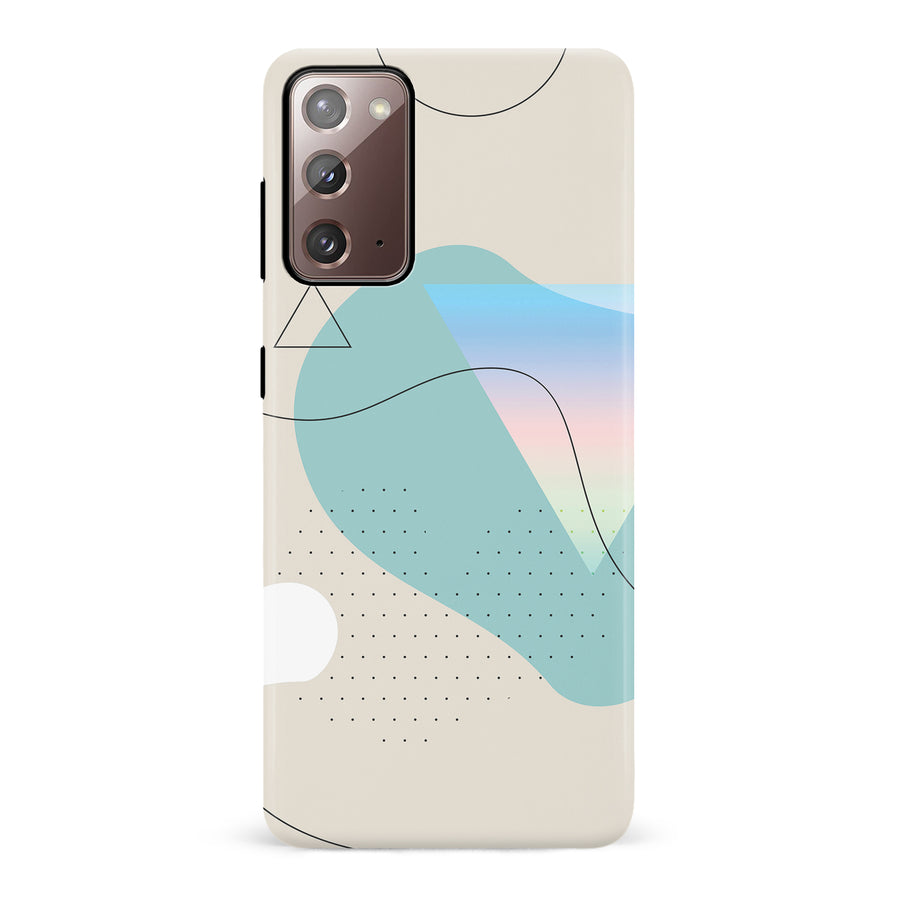 Samsung Galaxy Note 20 Electric Haze Abstract Phone Case