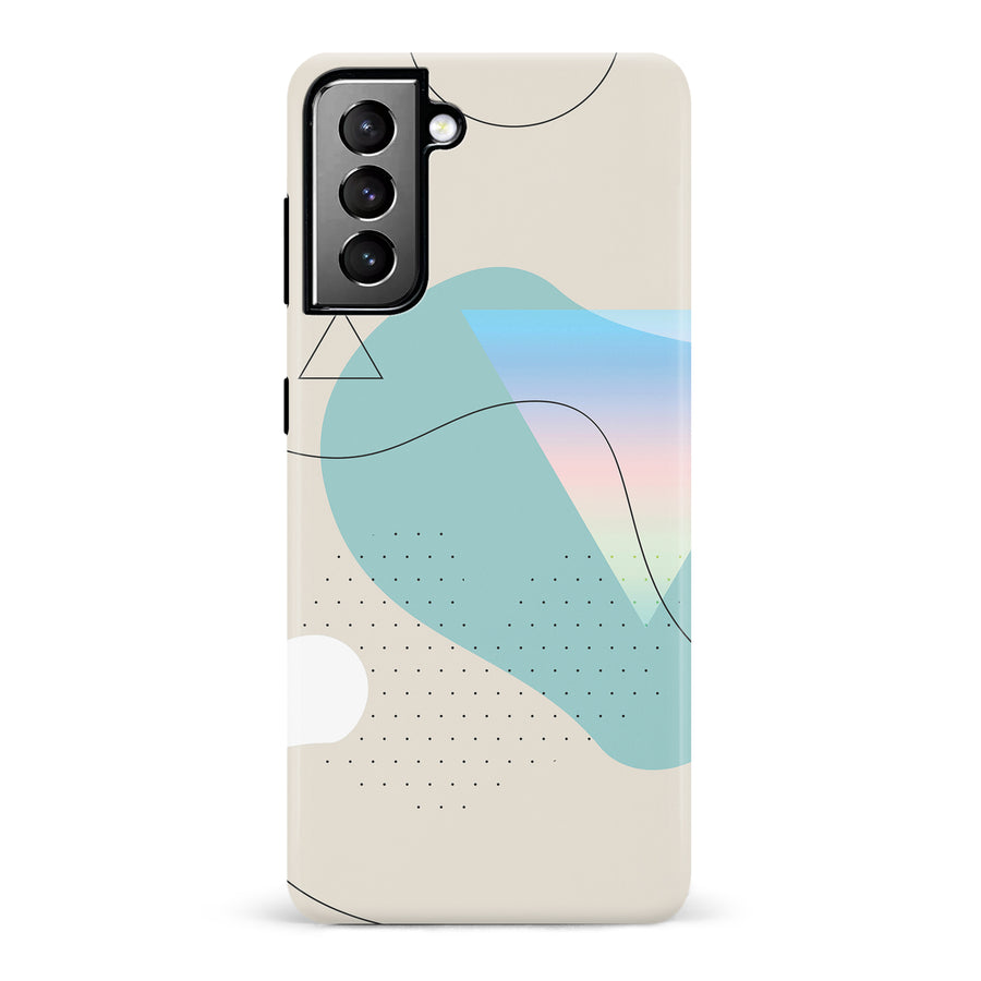 Samsung Galaxy S21 Plus Electric Haze Abstract Phone Case