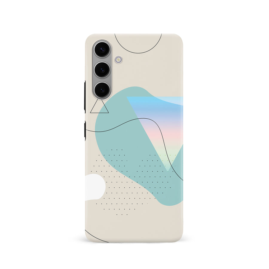 Samsung Galaxy S24 Electric Haze Abstract Phone Case