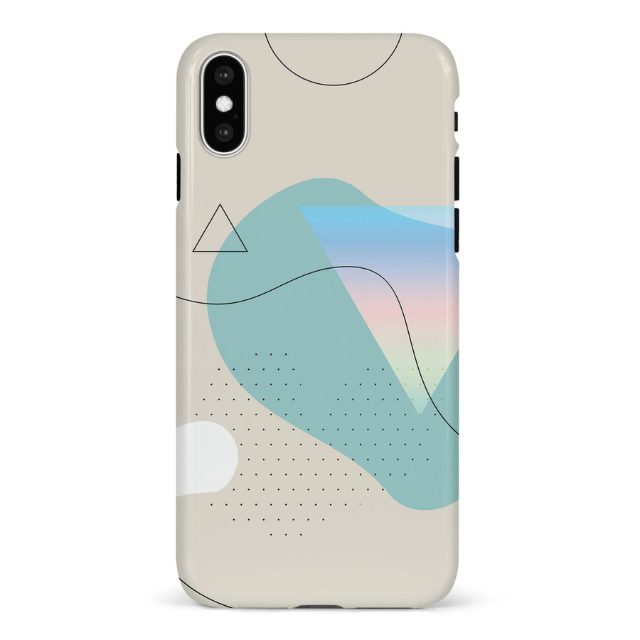 iPhone X/XS Electric Haze Abstract Phone Case