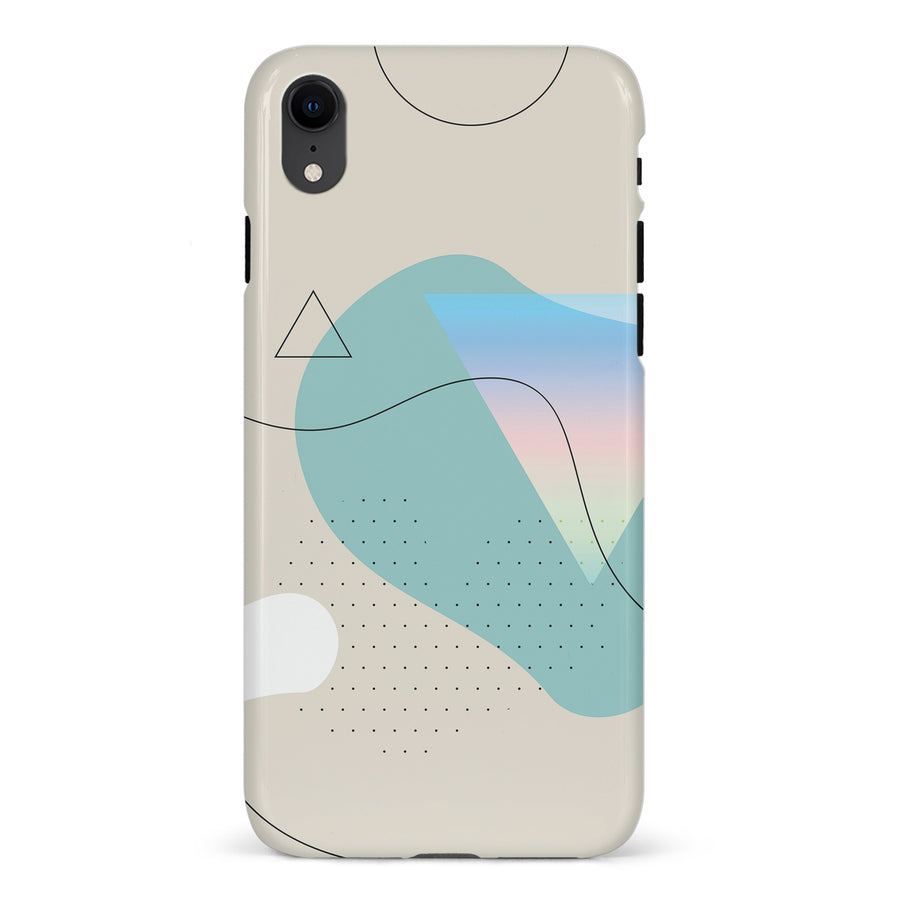 iPhone XR Electric Haze Abstract Phone Case
