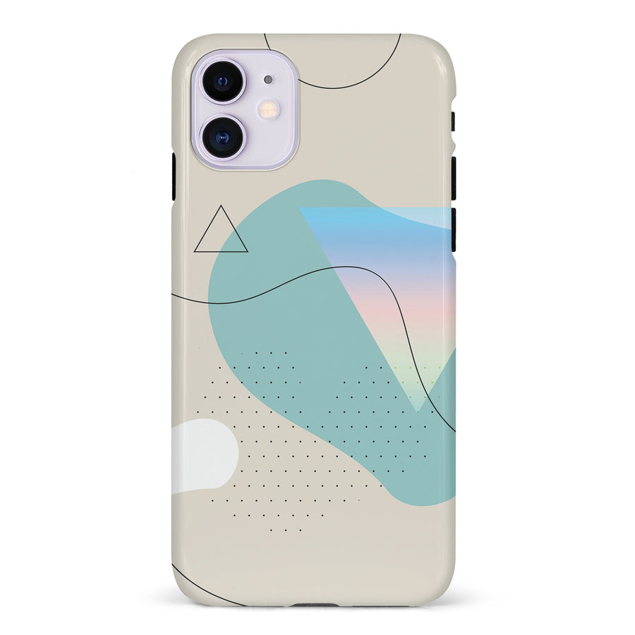 iPhone 11 Electric Haze Abstract Phone Case