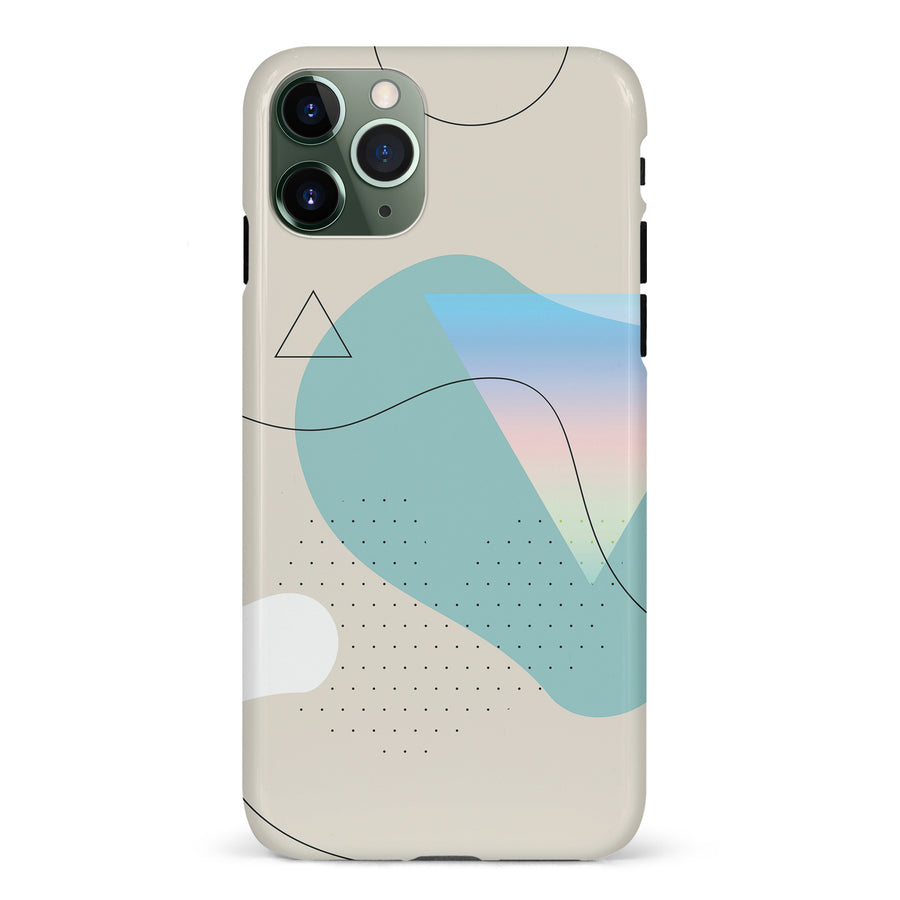 iPhone 11 Pro Electric Haze Abstract Phone Case