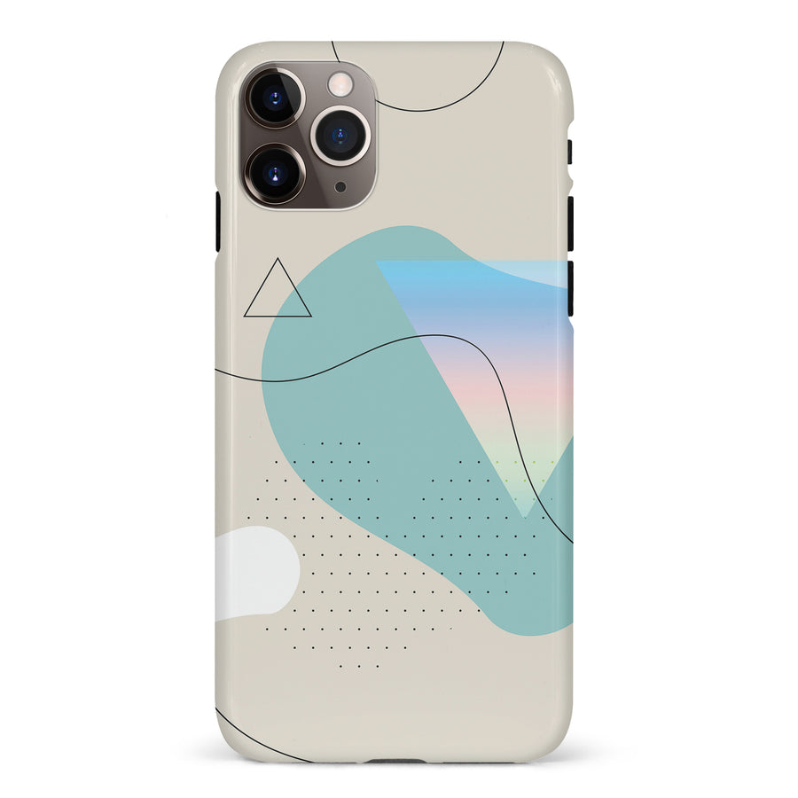 iPhone 11 Pro Max Electric Haze Abstract Phone Case